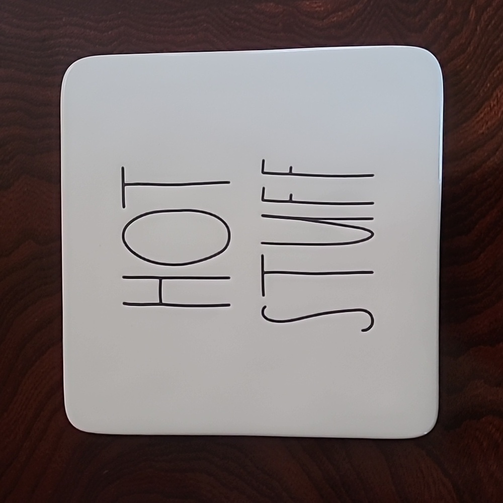 Rae Dunn Hot Stuff Pot Trivet